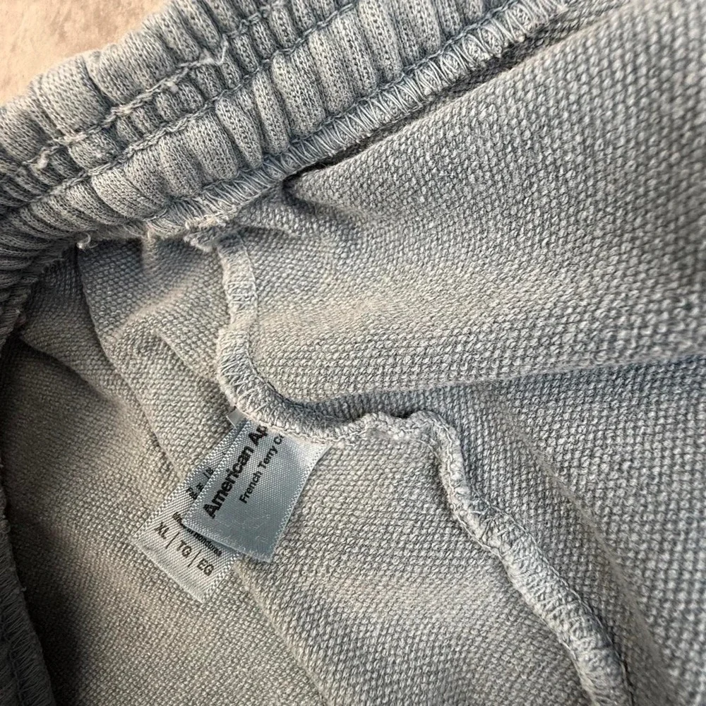 Vintage light blue American apparel heavyweight cotton joggers size xl